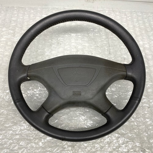 Leather steering wheel - leather,