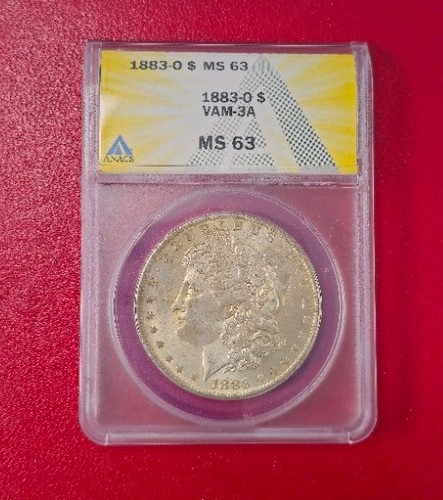 1883 morgan dollar ms63 - 'o',
