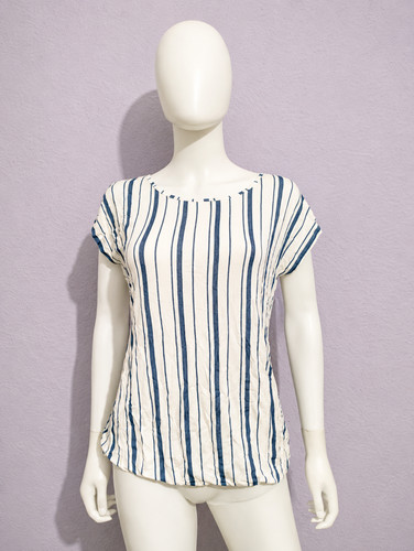 Top cream navy - , elastic