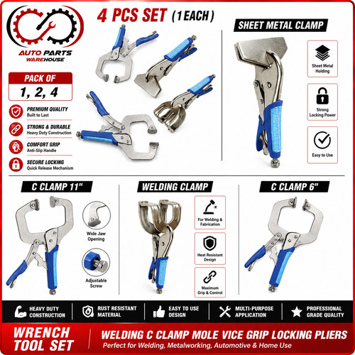 4pc welding clamp - welding, c