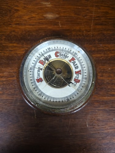 Antique small barometer - antique,
