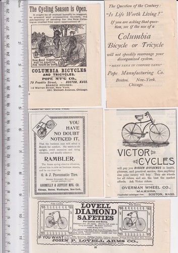 Lot five original antique - of,