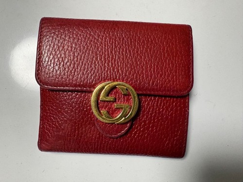 Gucci fold wallet red - bi,