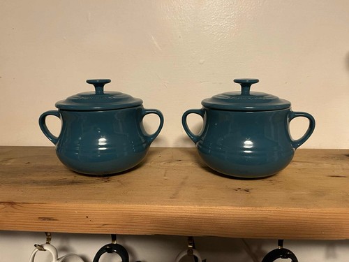 Pair creuset soup bowls - pair,