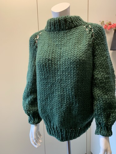 Hand knitted claudia - knitted, /