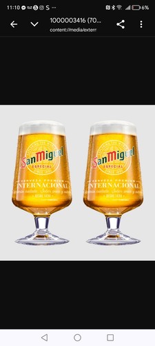 San miguel pint glass - pint,