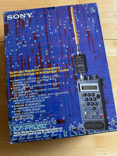 Sony icf pro80 pll synthesised - icf-pro80,