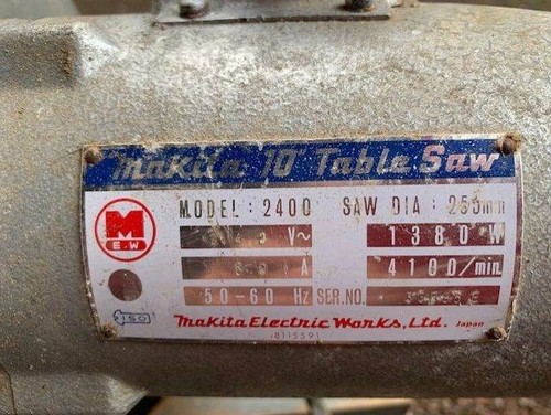 Makita table saw 2400 - table,