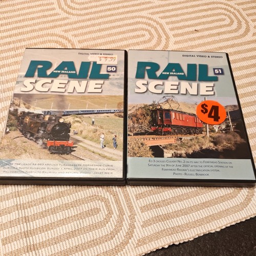Dvd new zealand rail - 2x,