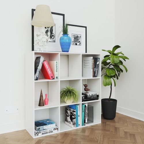 White tier cube storage - tier, 9