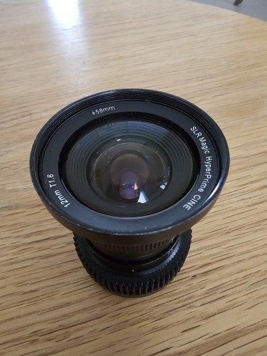 Slr magic hyperprime 12mm - 12mm, t1.6