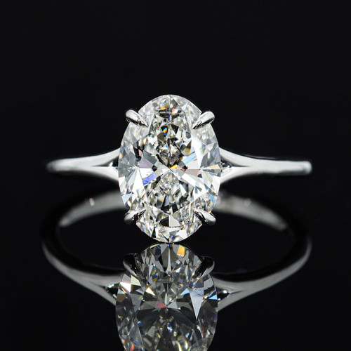 Engagement diamond ring oval - engagement,