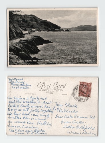Vintage postcard aberdovey - postcard,