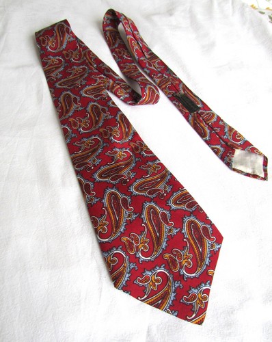 Vintage 1980 tie red - tie,,