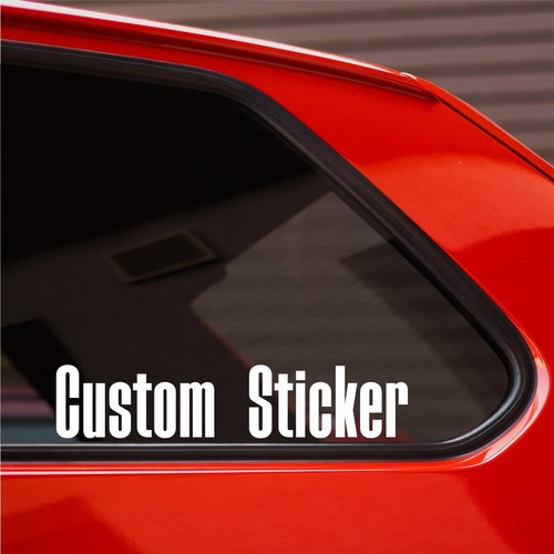Custom text stickers - custom,