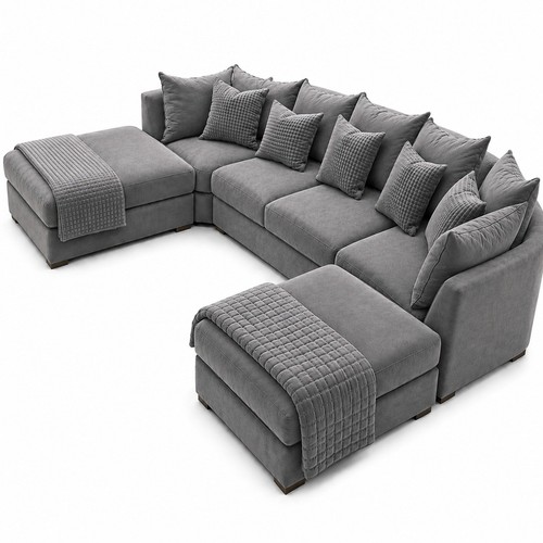 Bishop shape plush velvet - u,