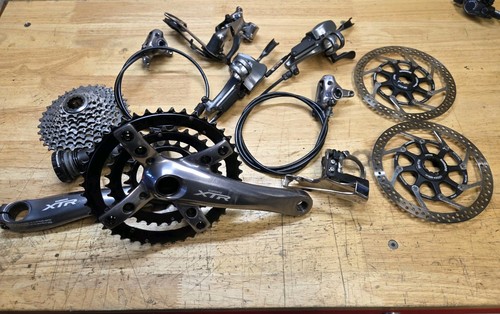 Shimano xtr m960 groupset 3x9s - shimano,