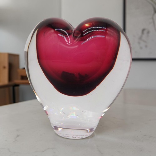Kosta 96663 glass heart - glass,
