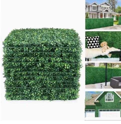 Artificial boxwood hedge wall - artificial,