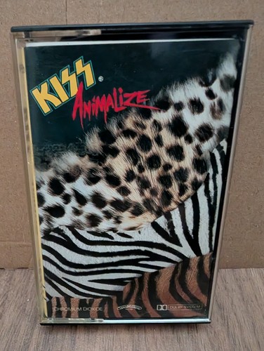 Kiss animalize cassette tape - kiss,