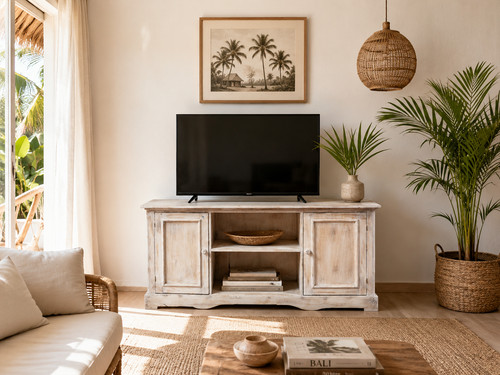 Bali handmade whitewashed - handmade,