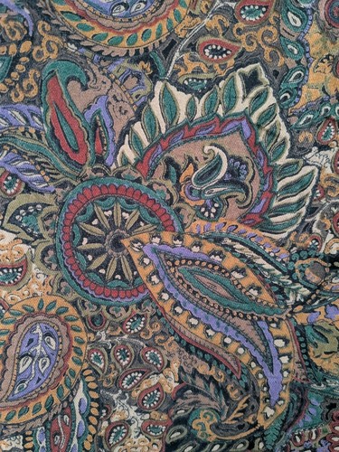 Vintage paisley cotton - cotton, fabric