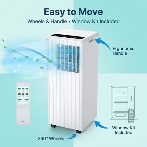 7000 btu portable air - btu,