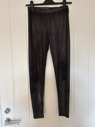 Black glitter shiny stretch - glitter/shiny,