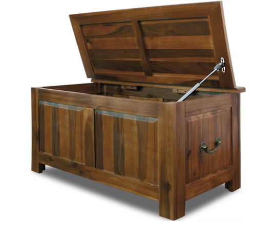 Wooden storage chest - wooden,