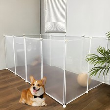 Pet playpen plastic fence - fence, diy