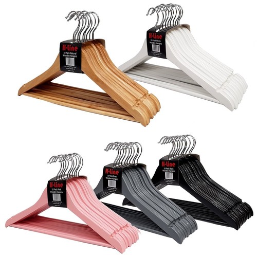 Wooden coat hangers suit - wooden,