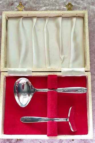 Vintage angora silver plate - vintage,