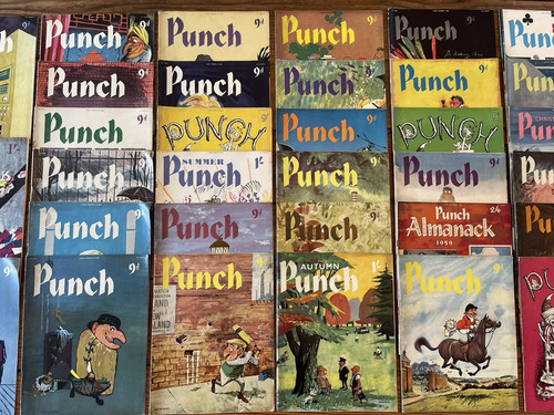 Vintage punch magazines - vintage,