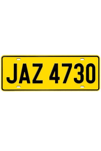 Jaz 4730 private registration - 4730,