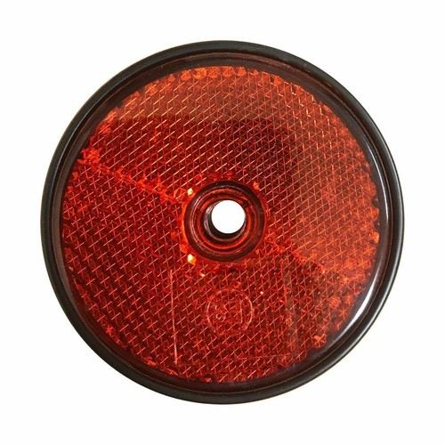 Screw red reflectors - on,