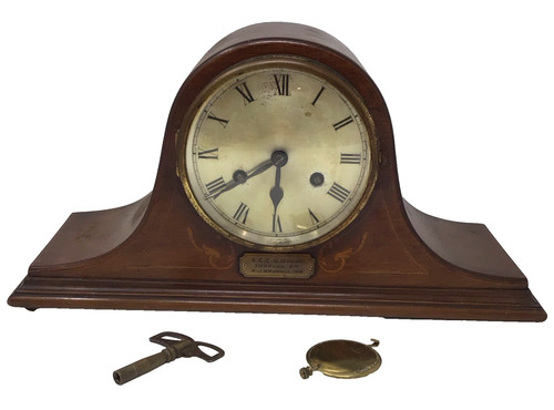 Antique inlaid silver dial - inlaid,