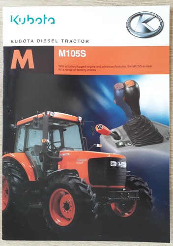 Kubota m105s diesel tractor - kubota,