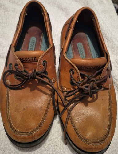 Lacoste brown leather - brown,