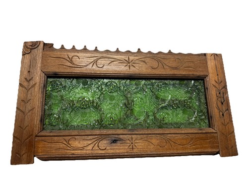 Atq carved walnut - carved, wood