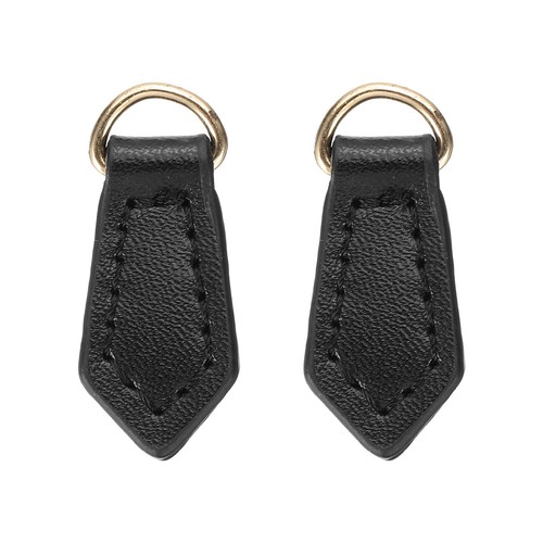 2pcs leather zipper pull - 2pcs,
