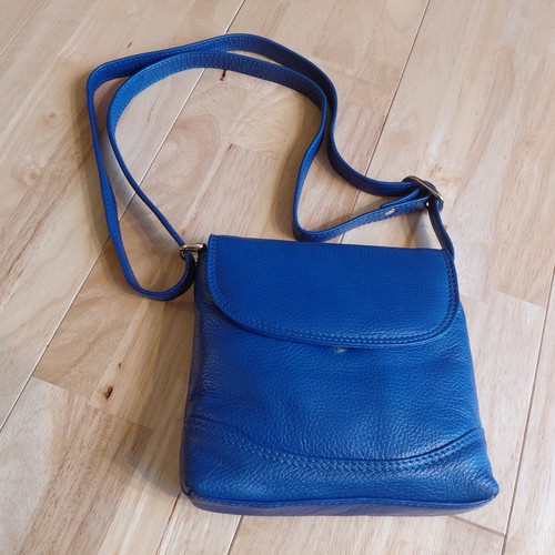 Real leather primehide cobalt - leather,