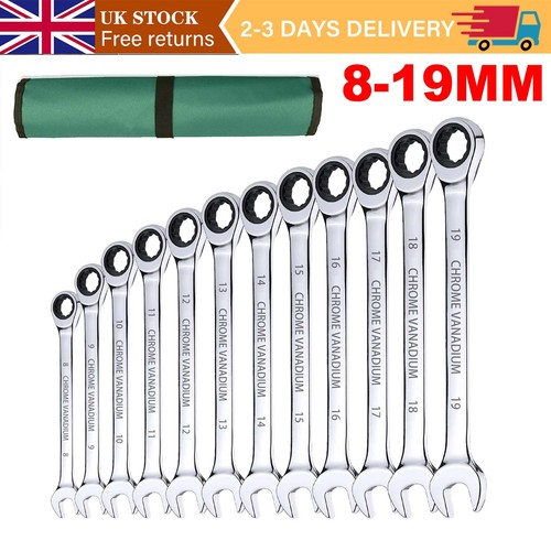 12pcs ratchet fixed wrench - fixed,