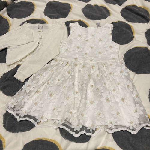 Girls white floral - tu,