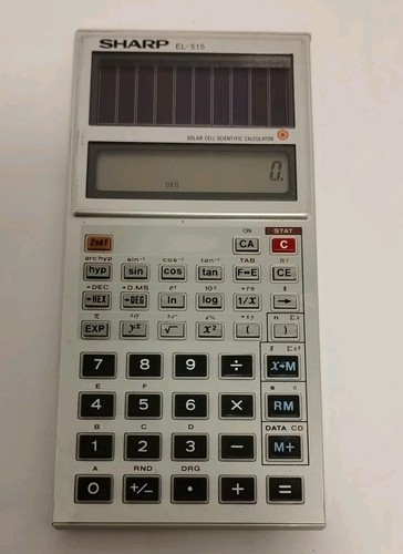 Sharp 515 solar - sharp, el-515