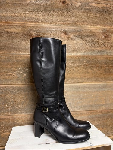 Crew leather knee high - knee, boots