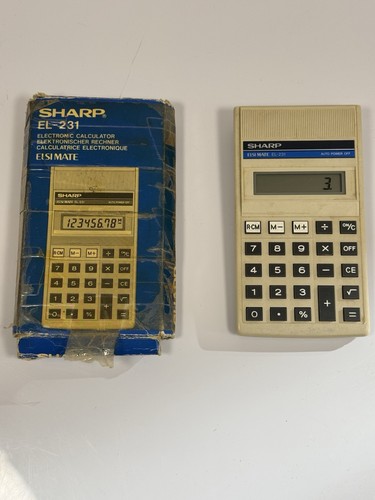 Sharp 231 electronic - sharp,
