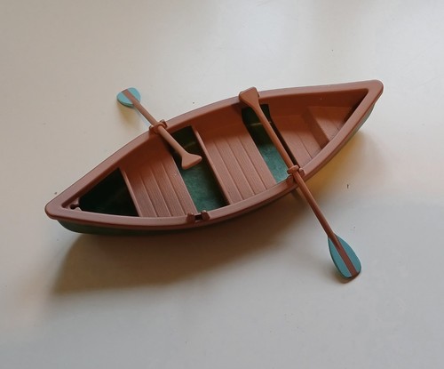 Sylvanian families green canoe - sylvanian,