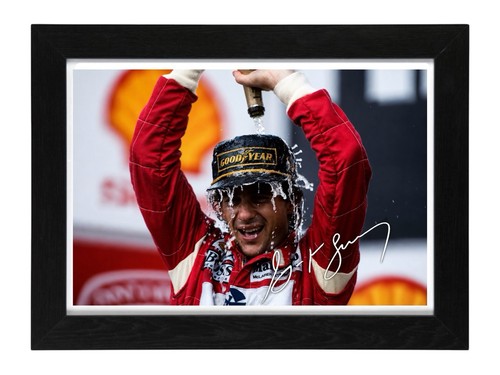 Ayrton senna signed autograph - ayrton,