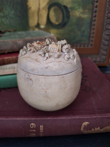 Vintage studio pottery trinket - studio,