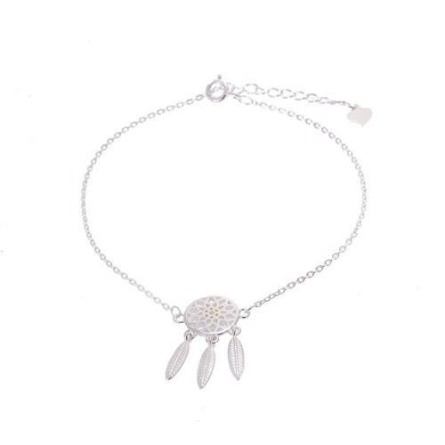 Sterling silver dream catcher - silver,